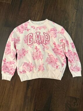 NEW Gap Flower Sweatshirt size medium